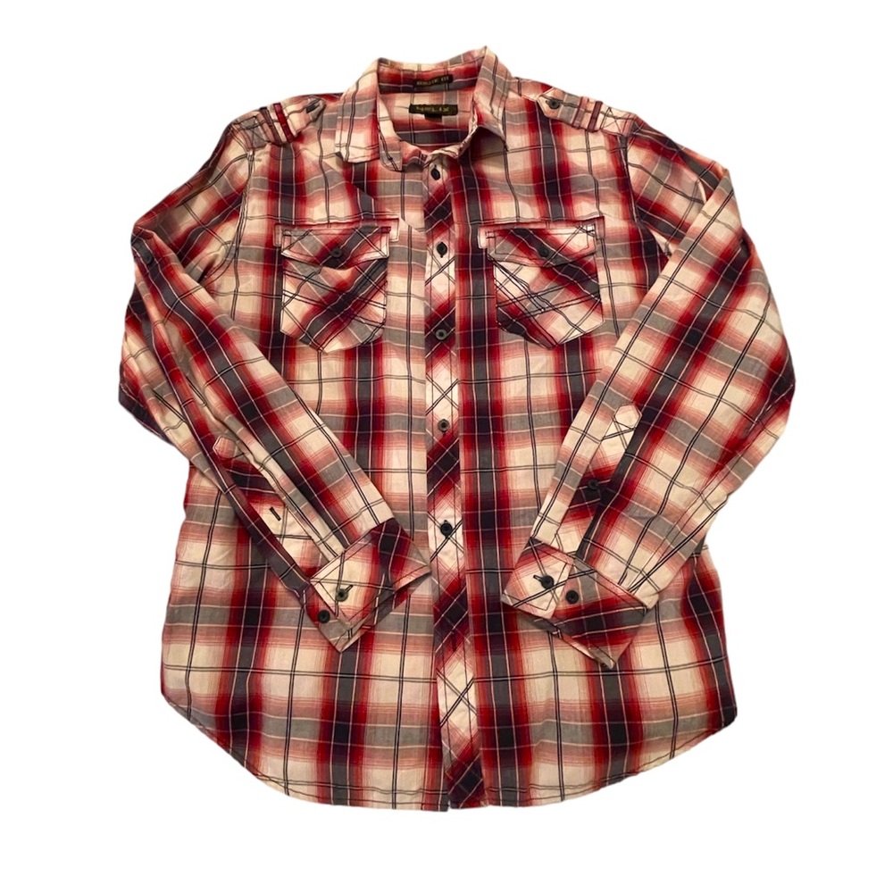 Helix athletic fit button down